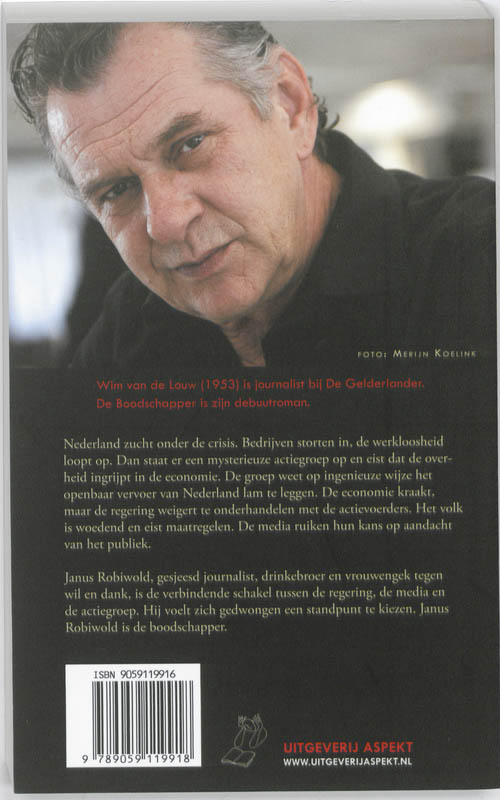 Achterkant van De boodschapper