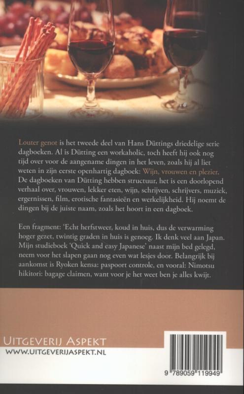 Achterkant van Louter genot