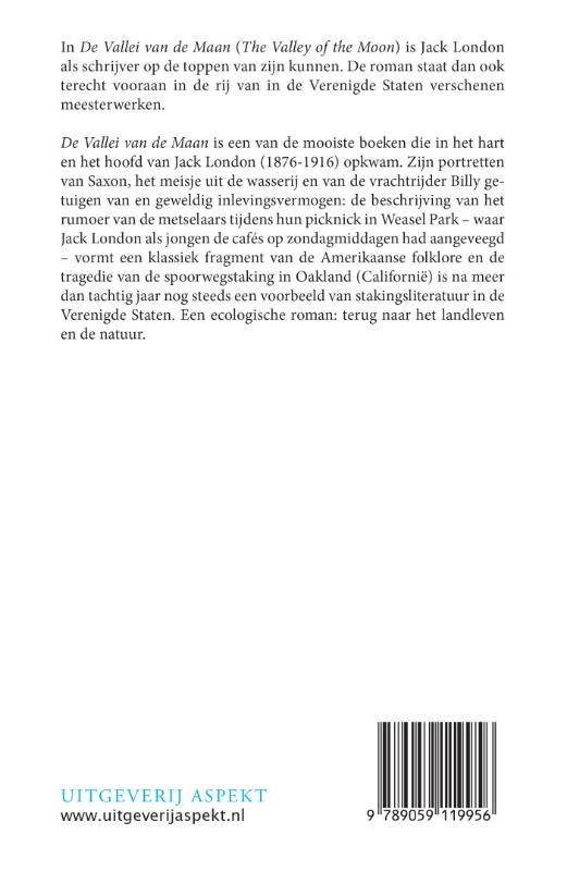 Achterkant van De vallei van de maan