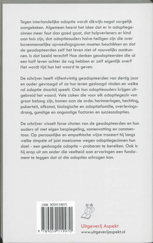 Achterkant van Wat heet geslaagd