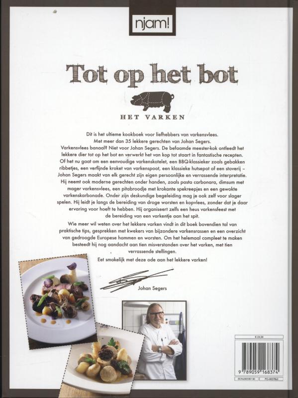 Achterkant van Tot op het bot