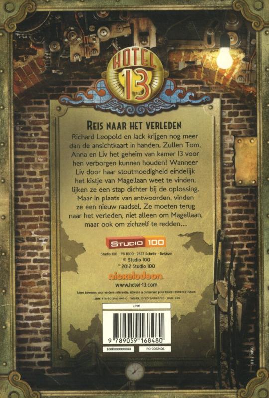 Achterkant van Reis naar het verleden
