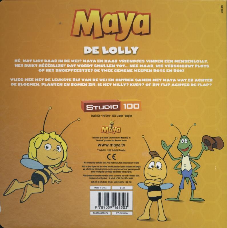 Achterkant van De lolly