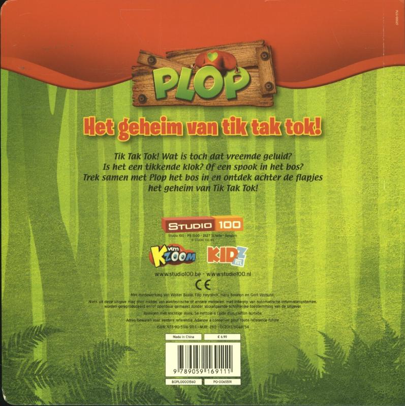 Achterkant van Het geheim van tik tak tok!