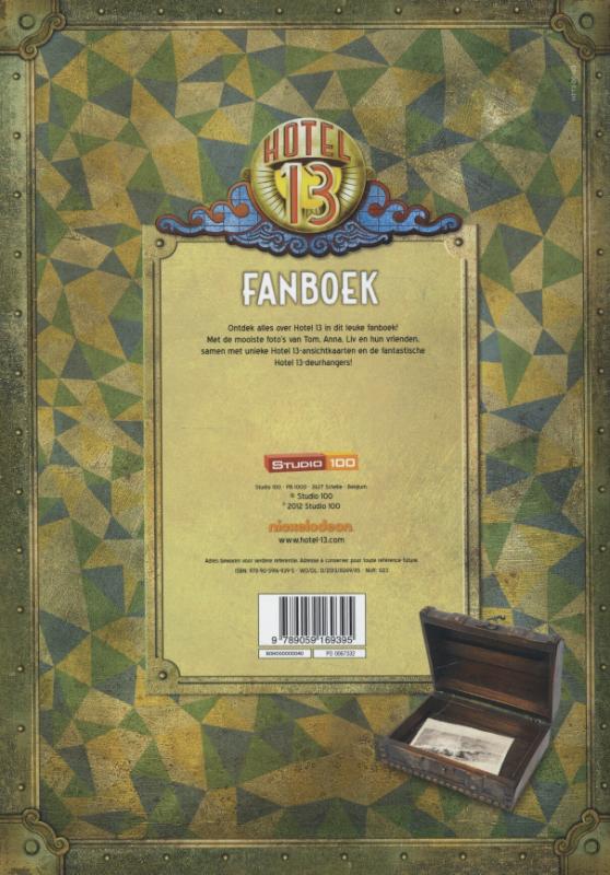 Achterkant van Hotel 13 : fanboek