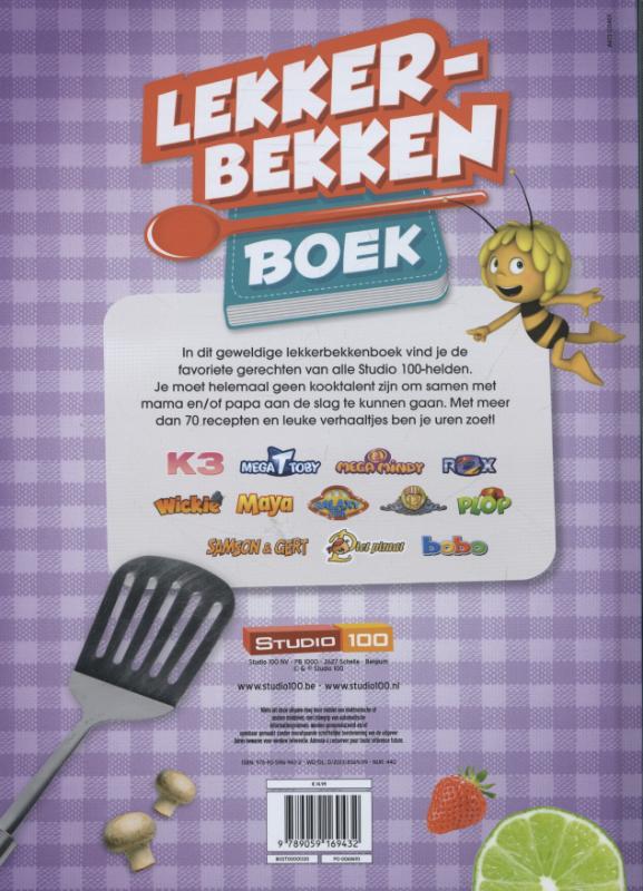 Achterkant van Lekkerbekkenboek
