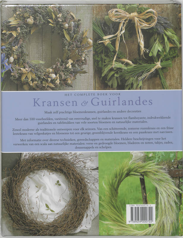 Achterkant van Het complete boek voor kransen en guirlandes