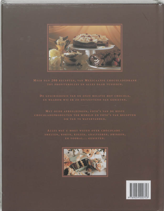 Achterkant van Chocola