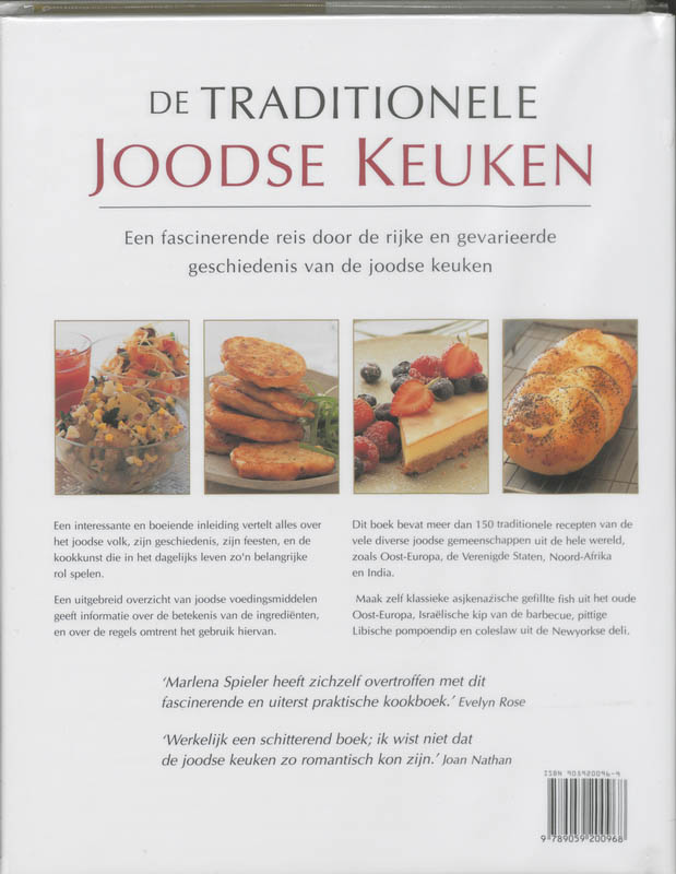 Achterkant van De traditionele Joodse keuken
