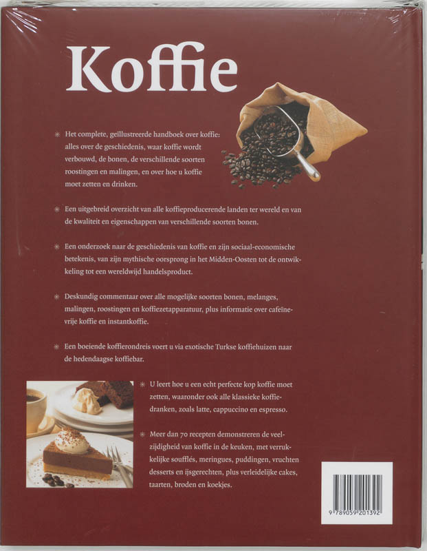 Achterkant van Koffie