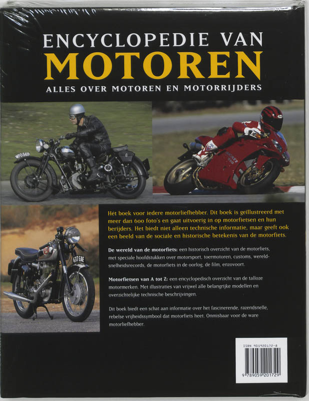 Achterkant van Encyclopedie van motoren