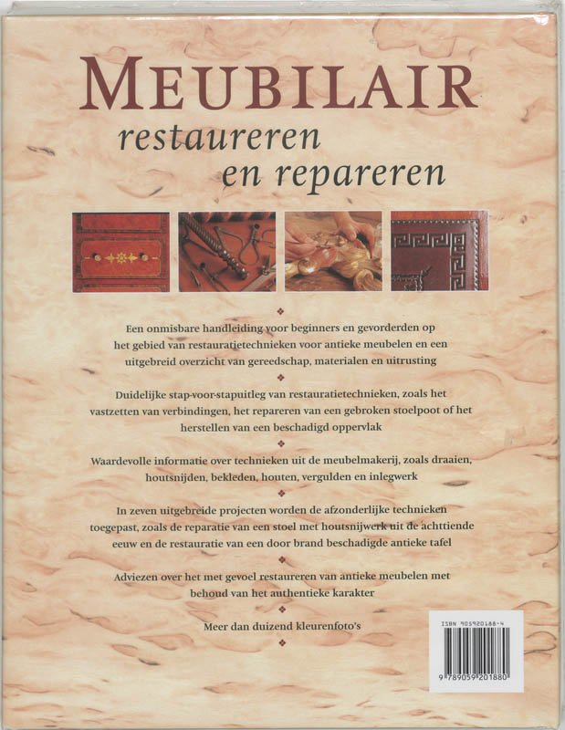 Achterkant van Meubilair restaureren en repareren