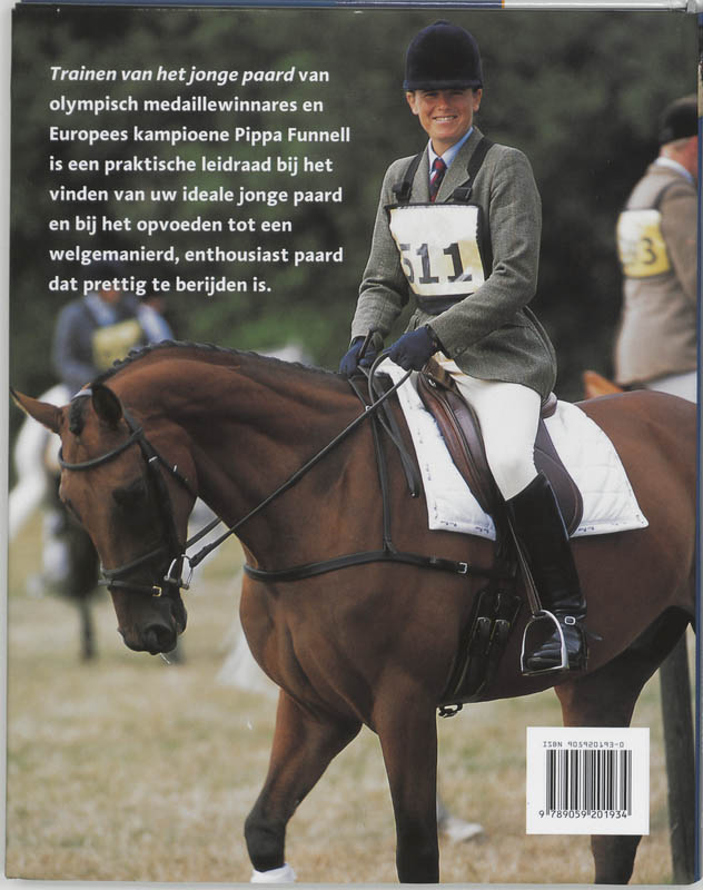 Achterkant van Trainen van het jonge paard