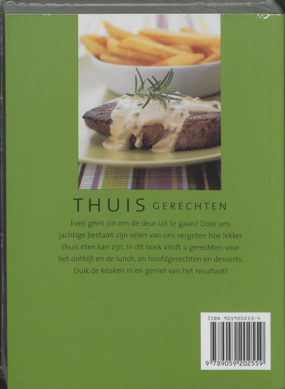 Achterkant van Thuisgerechten