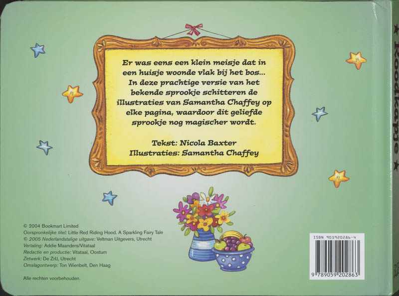 Achterkant van Roodkapje