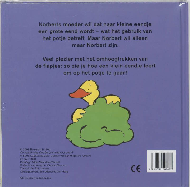 Achterkant van Moet je op het potje?