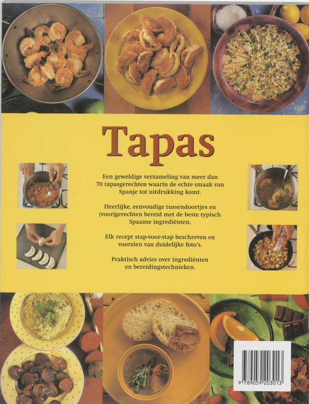 Achterkant van Tapas