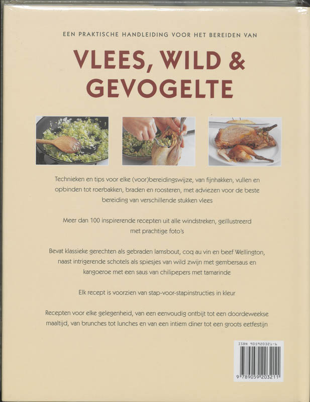 Achterkant van Vlees, wild en gevogelte