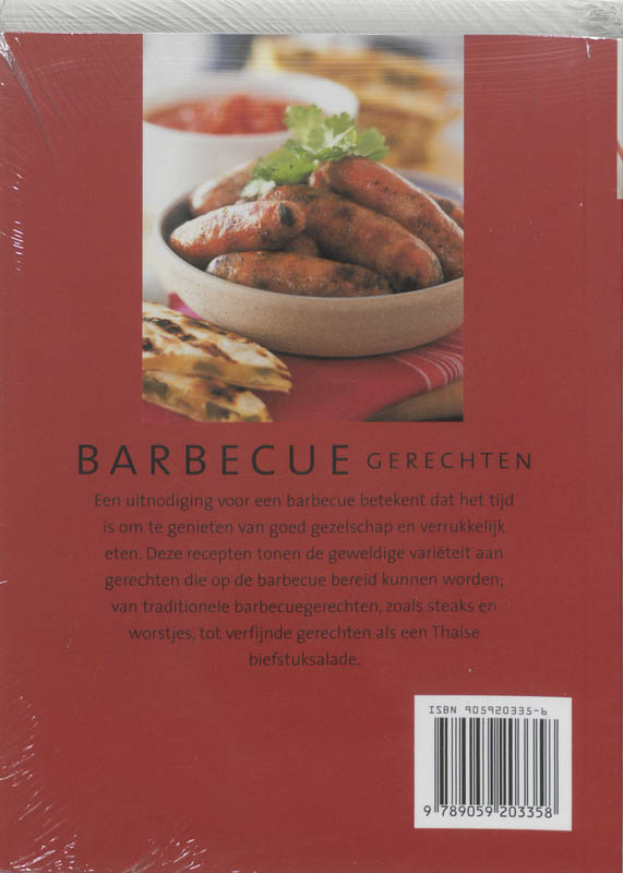 Achterkant van Barbecuegerechten