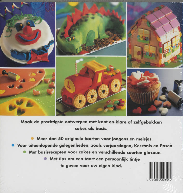 Achterkant van Kindertaarten