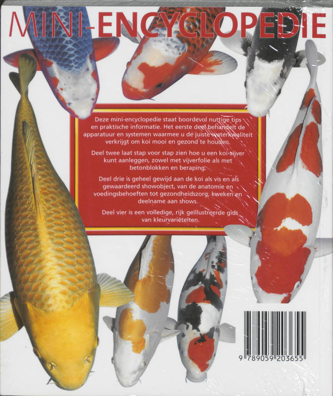 Achterkant van Mini-encyclopedie koi-karpers