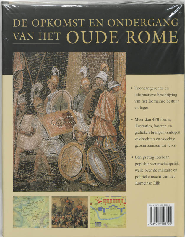 Achterkant van De opkomst en ondergang van het Oude Rome