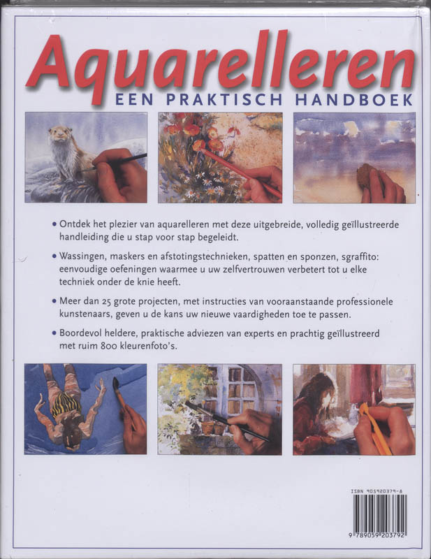 Achterkant van Aquarelleren