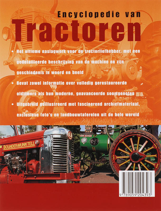Achterkant van Encyclopedie van Tractoren