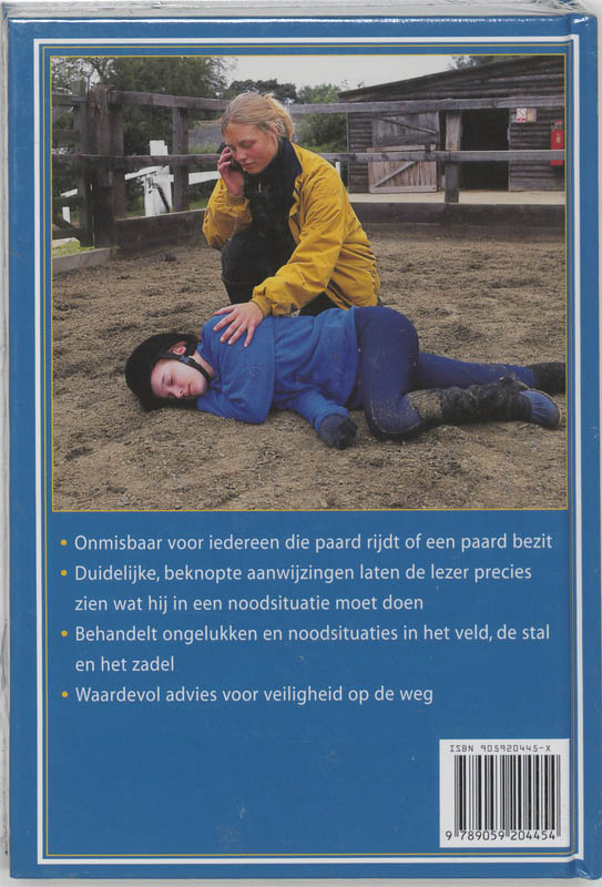Achterkant van Eerste hulpgids voor paard en ruiter