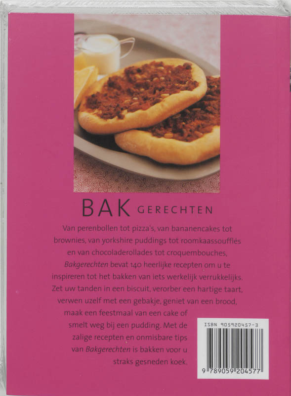 Achterkant van Bakgerechten