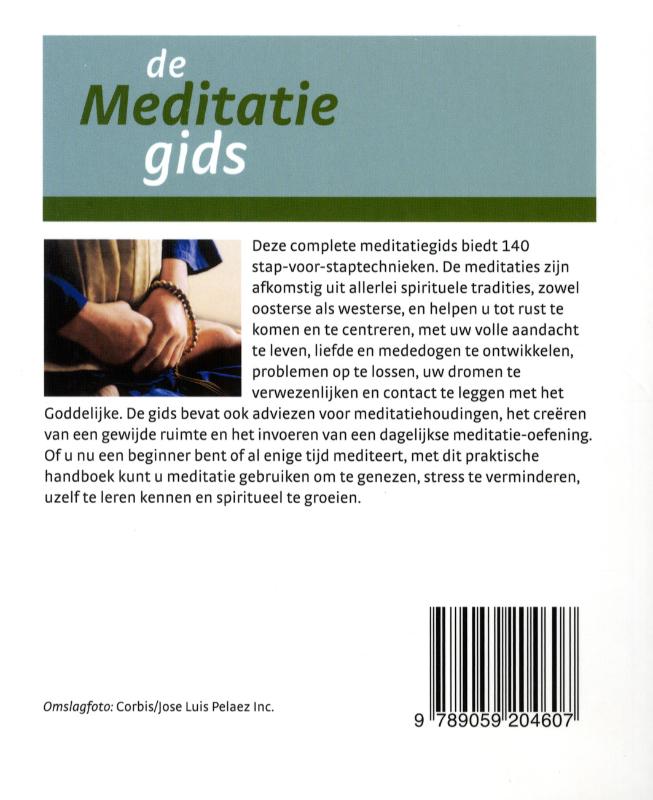 Achterkant van De meditatiegids