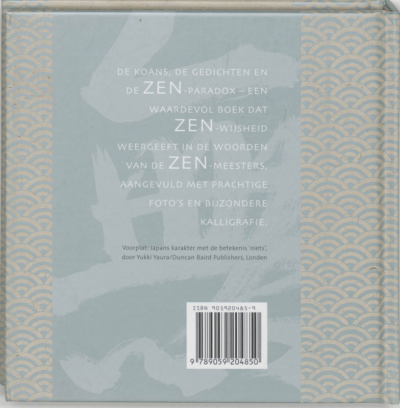 Achterkant van Zen inspiraties