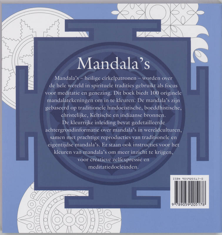 Achterkant van Mandala's