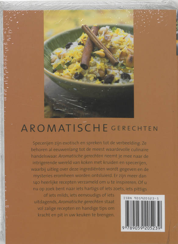 Achterkant van Aromatische gerechten
