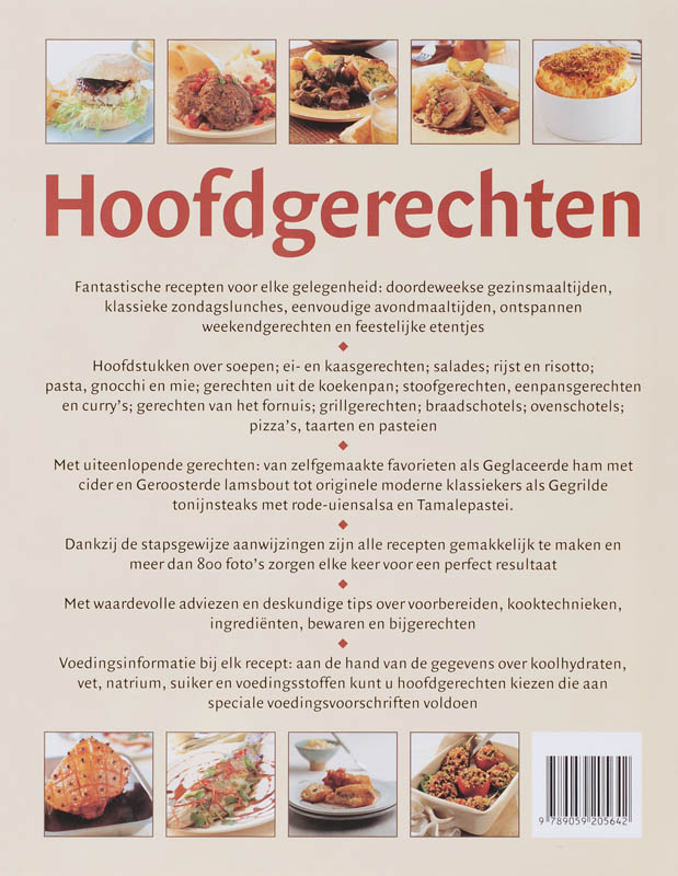 Achterkant van Hoofdgerechten