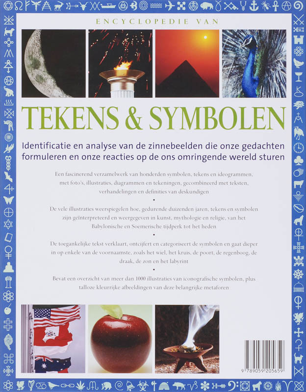 Achterkant van Encyclopedie van tekens en symbolen