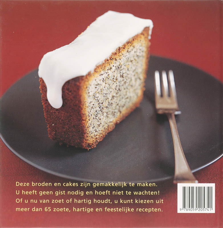 Achterkant van Brood & cake