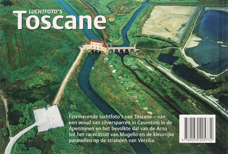 Achterkant van Luchtfoto's Toscane