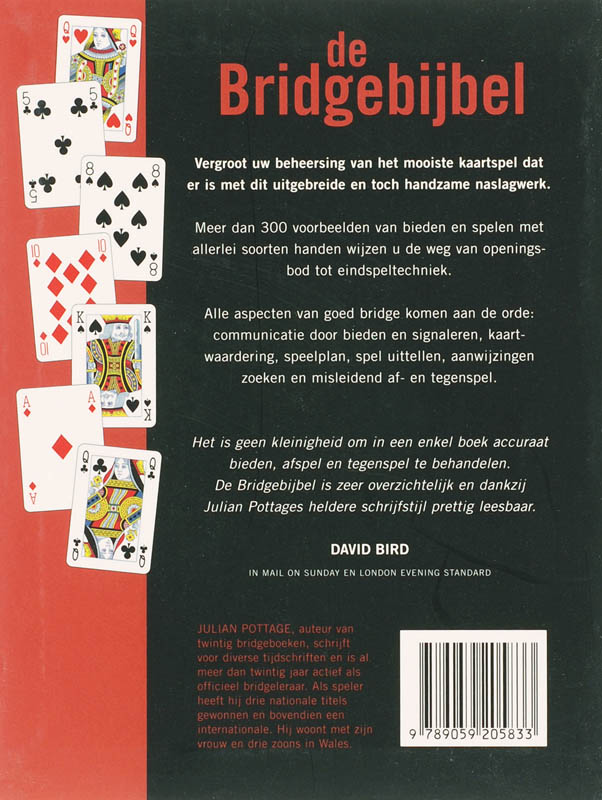 Achterkant van De bridgebijbel