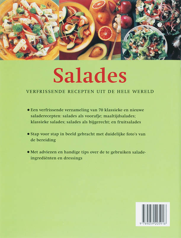 Achterkant van Salades