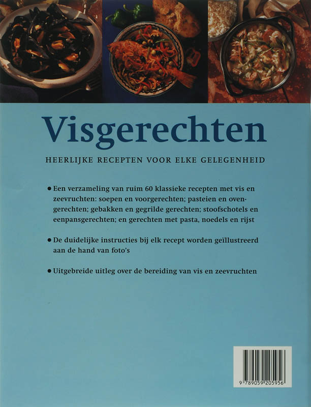 Achterkant van Visgerechten