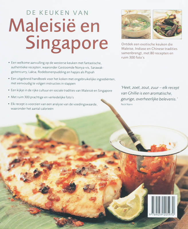 Achterkant van De keuken van Maleisie & Singapore