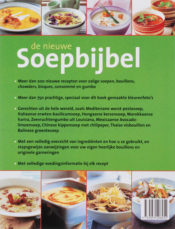 Achterkant van De nieuwe soepbijbel