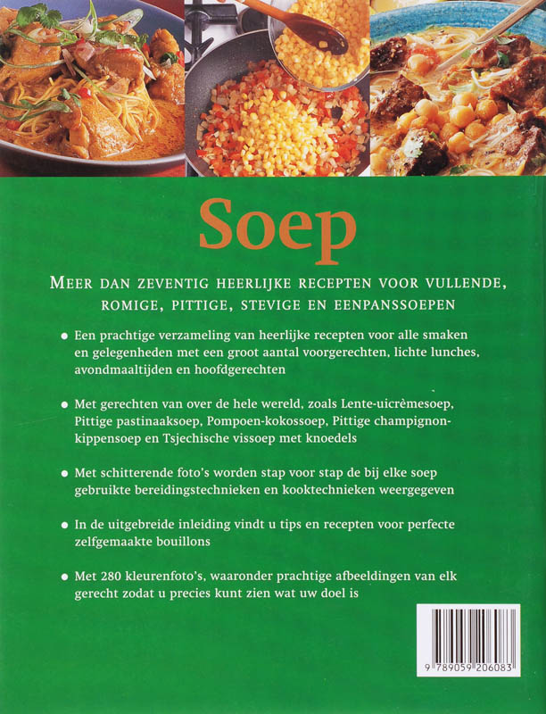 Achterkant van Soep