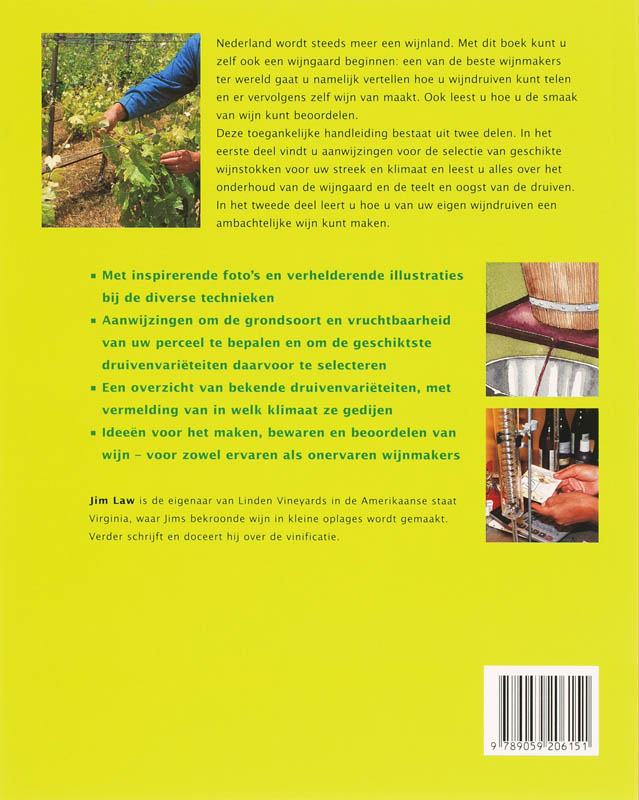 Achterkant van Zelf wijn maken
