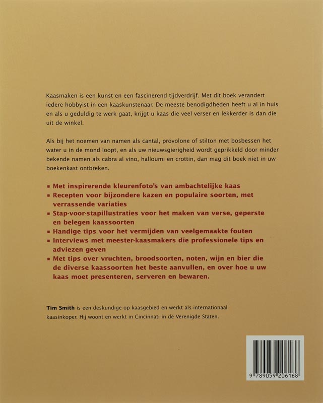 Achterkant van Zelf kaas maken