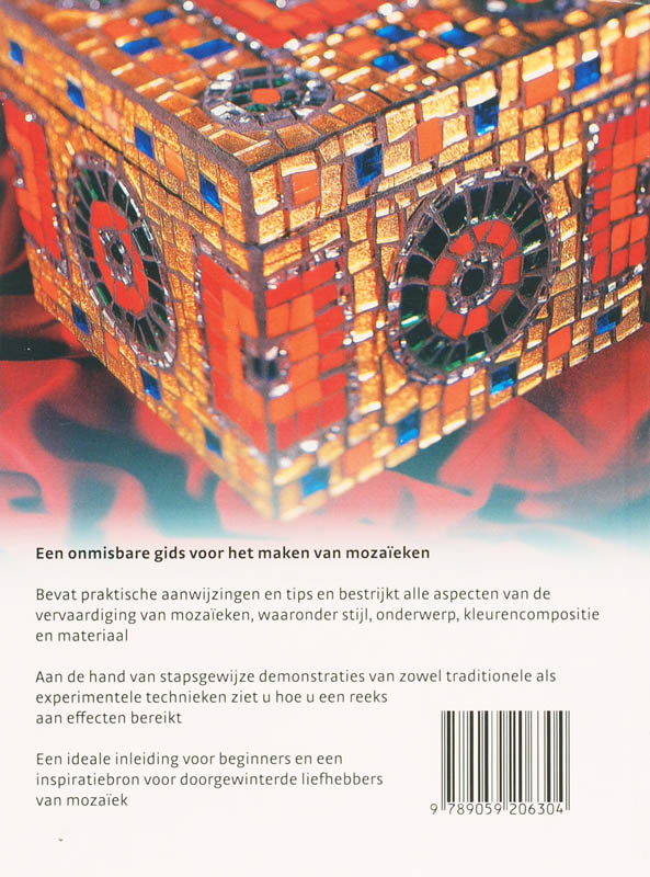 Achterkant van De mozaiekgids
