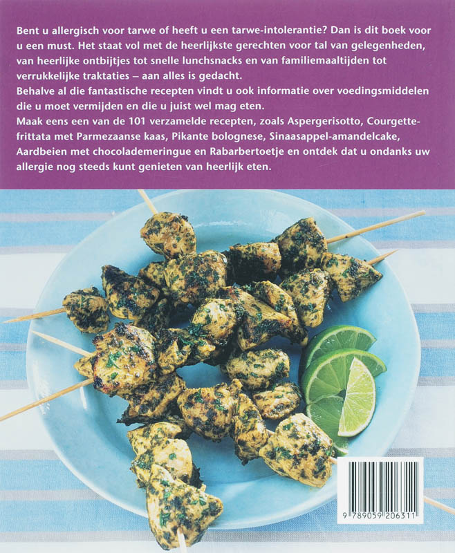 Achterkant van Tarwe- en glutenvrij
