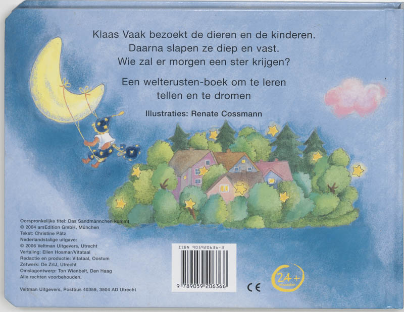 Achterkant van Klaas Vaak komt er aan!