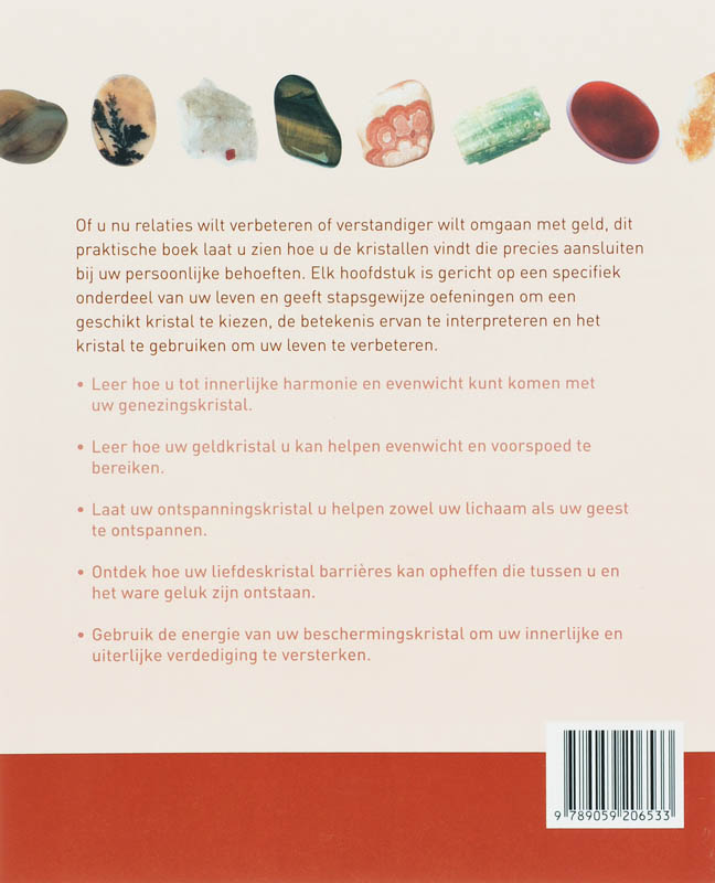 Achterkant van Kies uw eigen kristal
